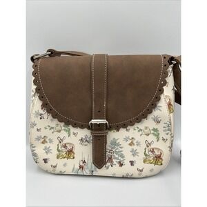 Disney Loungefly Bambi Scenes Cross Body Bag Thumper Flower